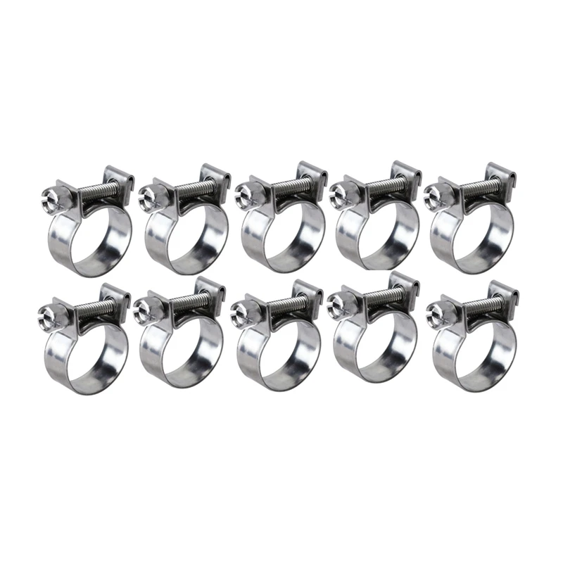 20Pcs Sanitary Mini Fuel Line Pipe Hose Clamp Clip 304 Stainless Steel Heavy Duty(14-16Mm)
20Pcs Sanitary Mini Fuel Line Pipe Hose Clamp Clip 304 Stainless Steel Heavy Duty(14-16Mm)