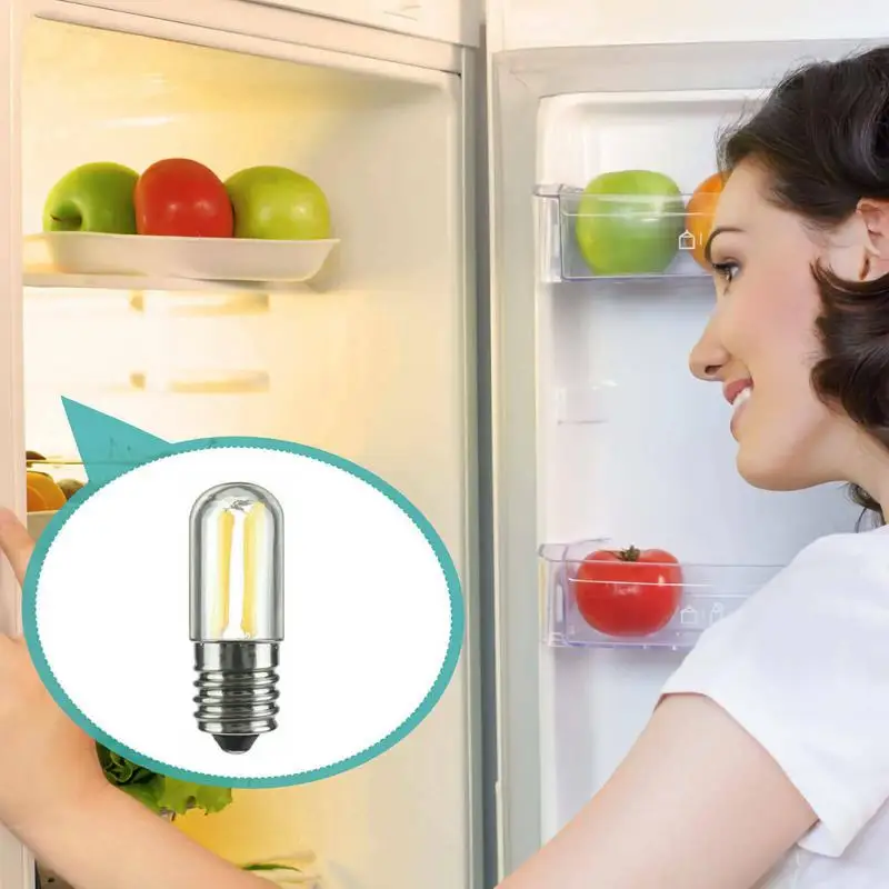 

Mini E14 LED Fridge Freezer Filament Light COB Dimmable Bulbs 1W 2W 3W Lamp Warm/Cold White Lamps Lighting