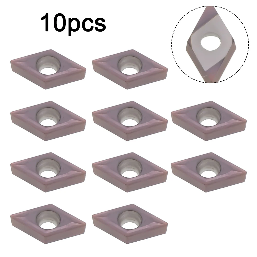 Tool Carbide Insert 10PCS/Set Carbide Cutting DCMT DCMT070204 NN Finishing Suitable For Semi-finishing Durable
Tool Carbide Insert 10PCS/Set Carbide Cutting DCMT DCMT070204 NN Finishing Suitable For Semi-finishing Durable