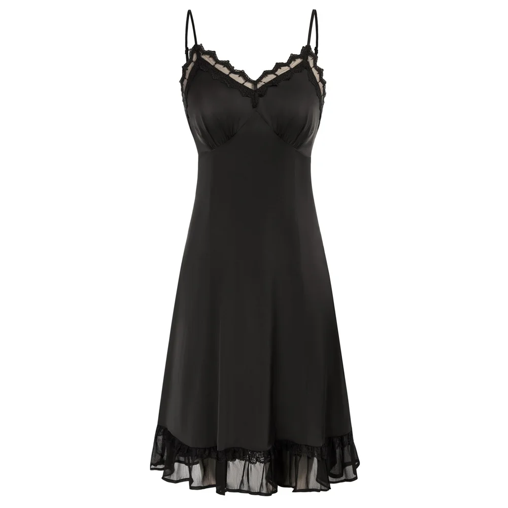 BP Women Lace Trim Full Slip Comfy Spaghetti Strap V-Neck Ruffled For Women Under Dresses Adjustable Spaghetti Strap Cami Dress
BP Women Lace Trim Full Slip Comfy Spaghetti Strap V-Neck Ruffled For Women Under Dresses Adjustable Spaghetti Strap Cami Dress