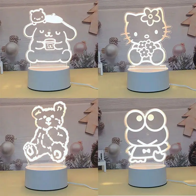 Кавайная Подлинная подсветка Sanrio для спальни, фотография Hello Kitty, новая детская прикроватная настольная лампа «сделай сам», милый студенческий праздничный подарок
Кавайная Подлинная подсветка Sanrio для спальни, фотография Hello Kitty, новая детская прикроватная настольная лампа «сделай сам», милый студенческий праздничный подарок
