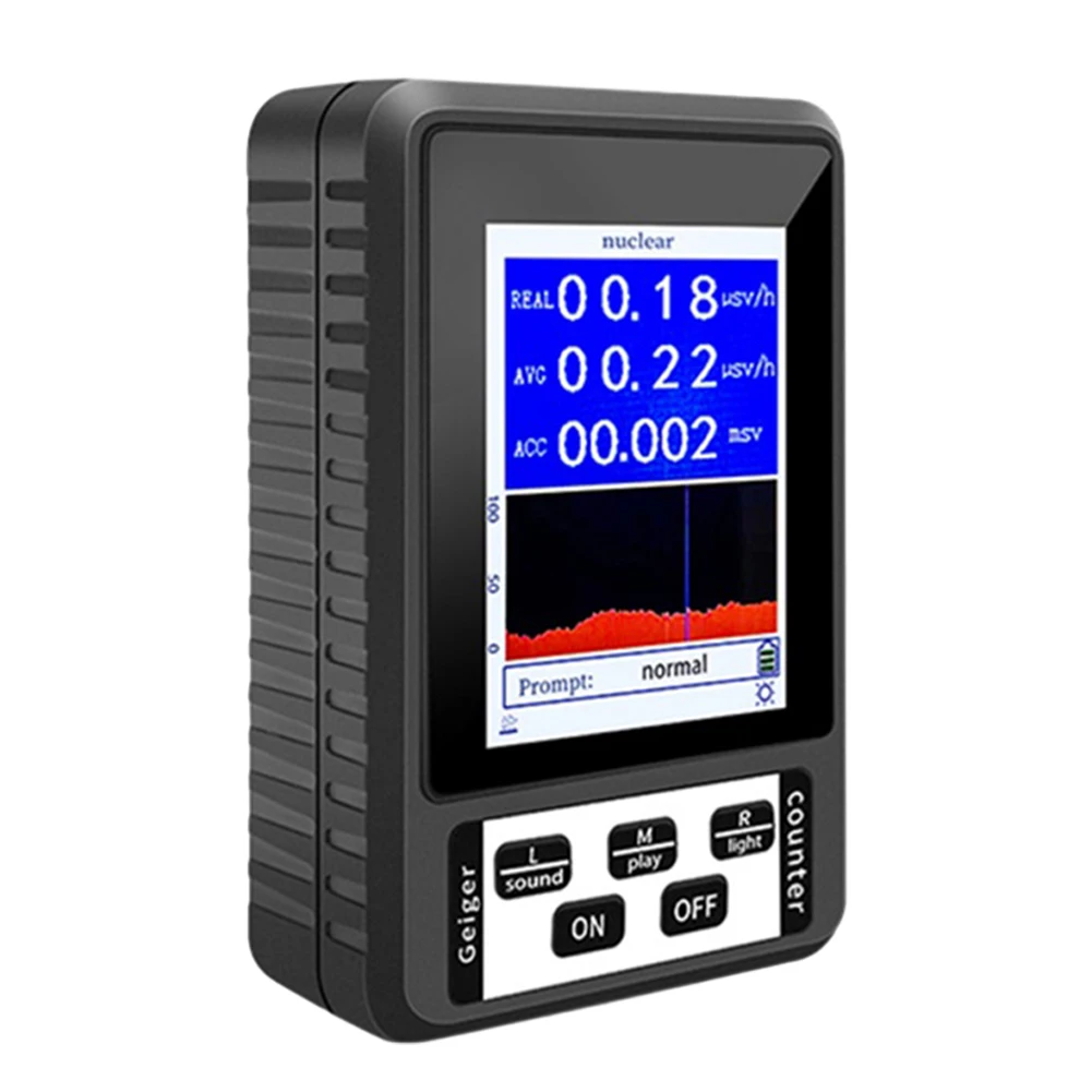 Geiger Counter Nuclear Radiation Beta Gamma X-Ray Dosimeter Monitor-Detector Radiology Protection Radioactive Tester
Geiger Counter Nuclear Radiation Beta Gamma X-Ray Dosimeter Monitor-Detector Radiology Protection Radioactive Tester