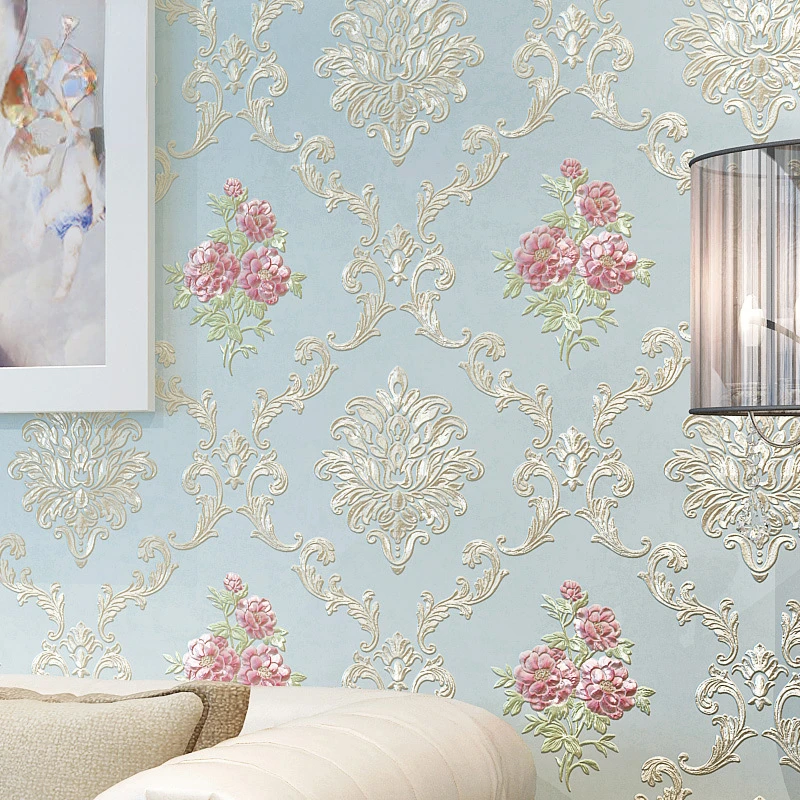 Non-woven Fabric 3D European Style Bedroom Wallpaper Self-adhesive Home Living Room TV Background Renovation Wall Sticker
Non-woven Fabric 3D European Style Bedroom Wallpaper Self-adhesive Home Living Room TV Background Renovation Wall Sticker