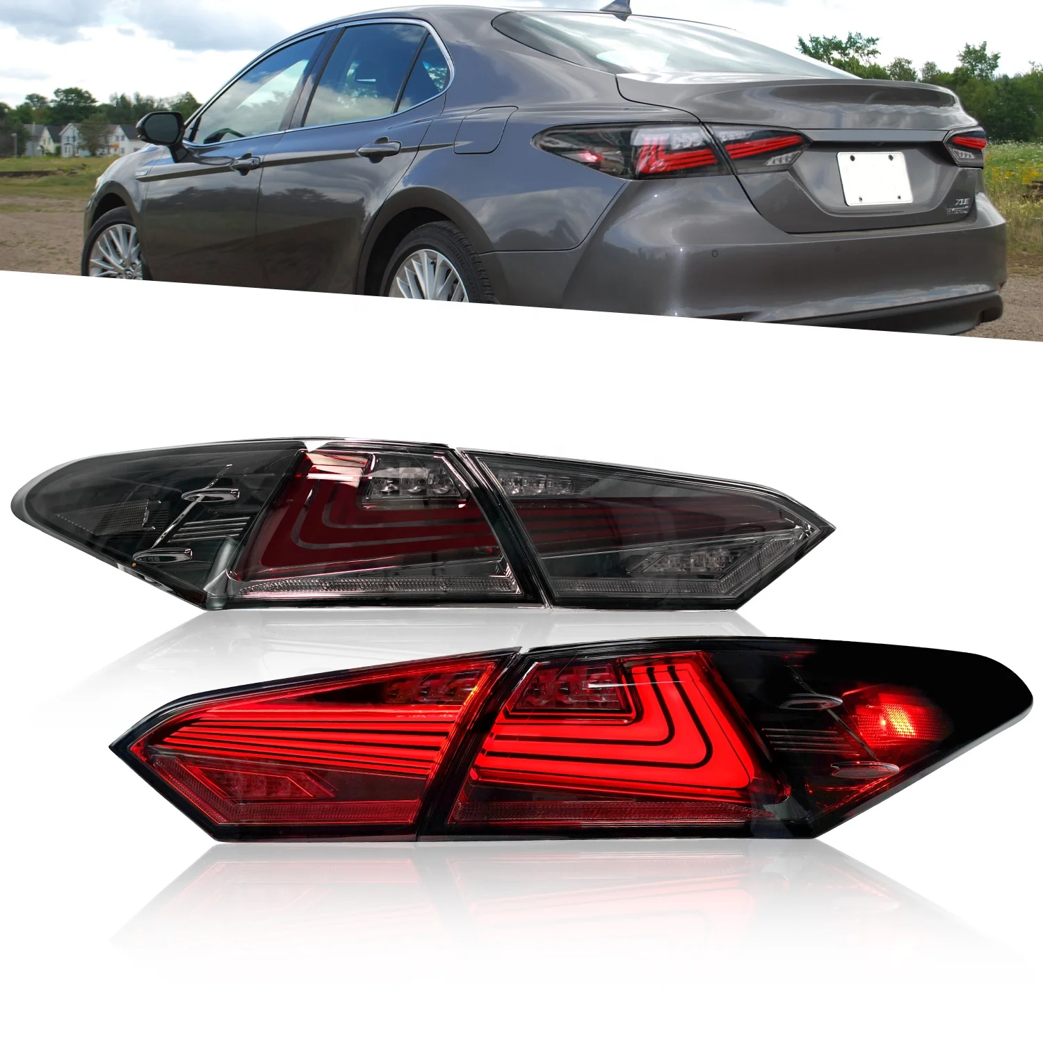 Новый архаический дизайн, полный светодиод для задних фонарей Camry s с последовательным поворосветильник светом 2018 2019 для Toyota Camry задние лампы
Новый архаический дизайн, полный светодиод для задних фонарей Camry s с последовательным поворосветильник светом 2018 2019 для Toyota Camry задние лампы