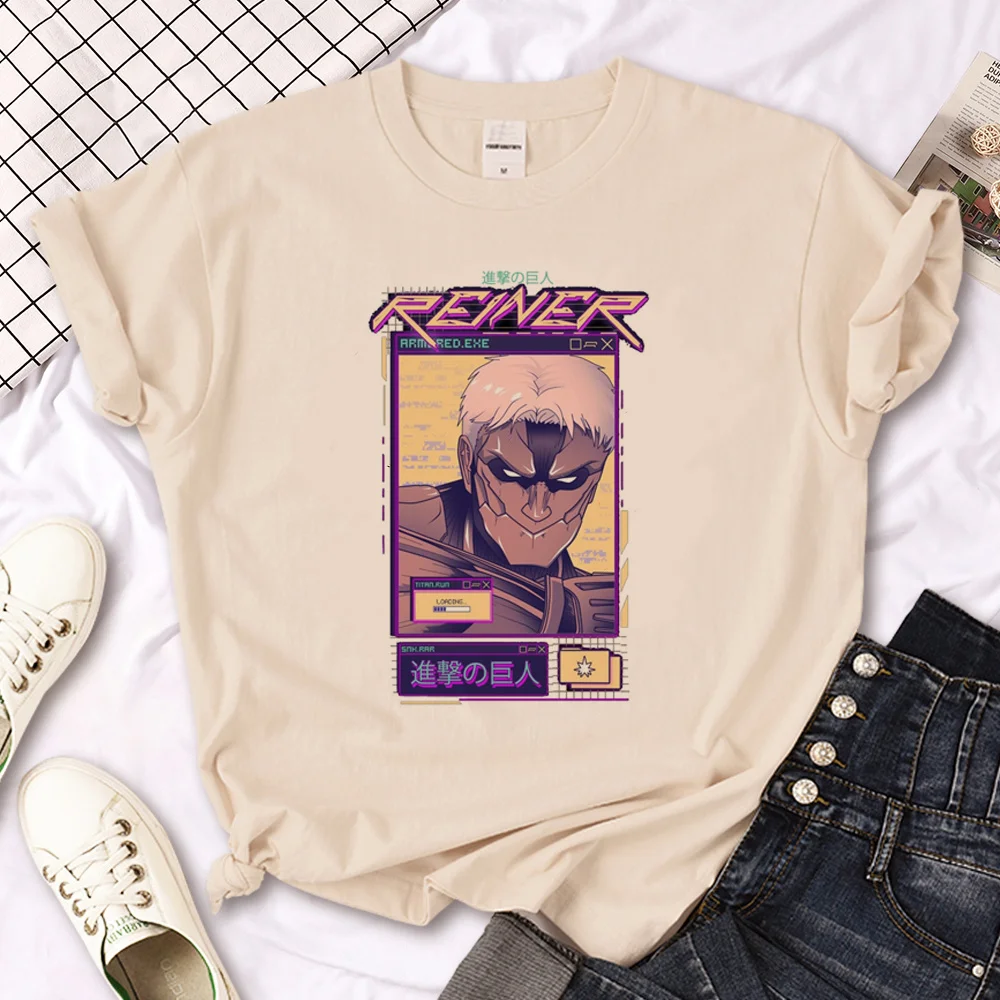 Aot Eren Attack on Titan Shingeki No Kyojin top women Japanese funny top girl designer comic graphic clothes
Aot Eren Attack on Titan Shingeki No Kyojin top women Japanese funny top girl designer comic graphic clothes