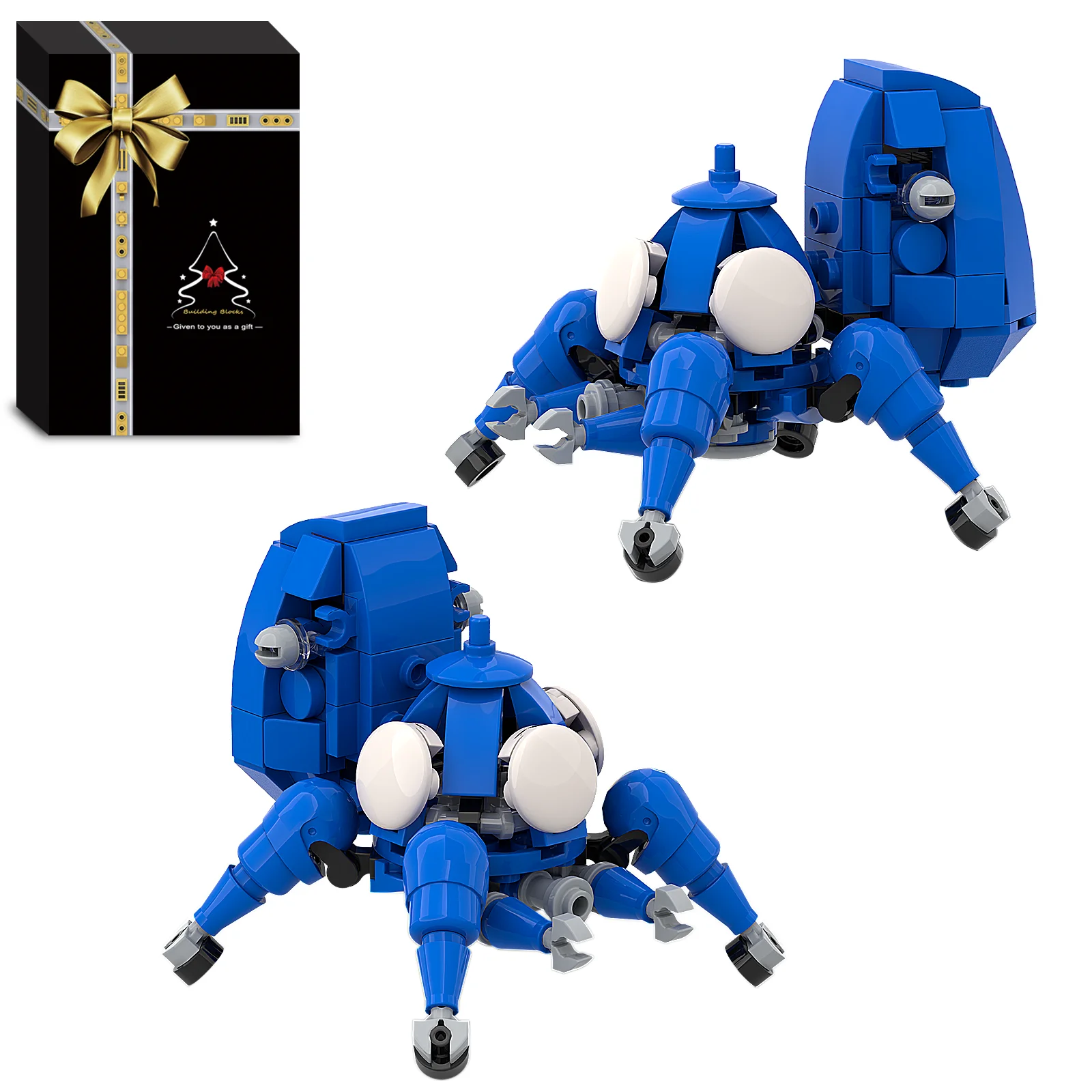 MOC Cartoon Tachikoma Building Model For Ghost In The Shell Intelligent Vehicle Mehca Robot Bricks Kit DIY Toys Kids Gifts
MOC Cartoon Tachikoma Building Model For Ghost In The Shell Intelligent Vehicle Mehca Robot Bricks Kit DIY Toys Kids Gifts