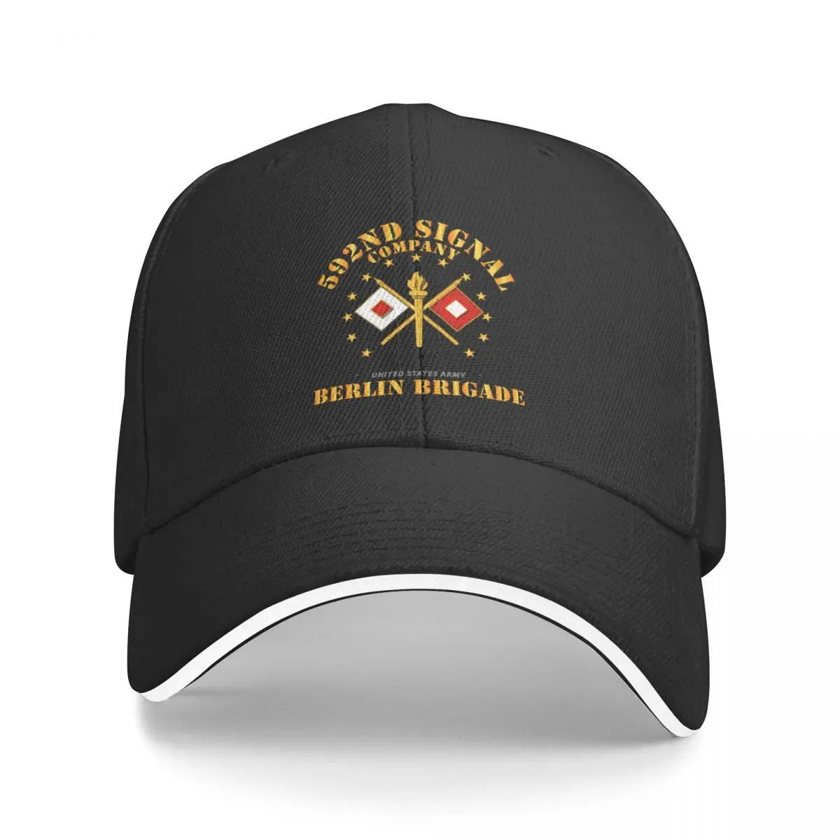 

Army - 592d Signal Company - Berlin Brigade Baseball Cap Snapback Cap Golf Cap custom Hat Mens Hats Women's