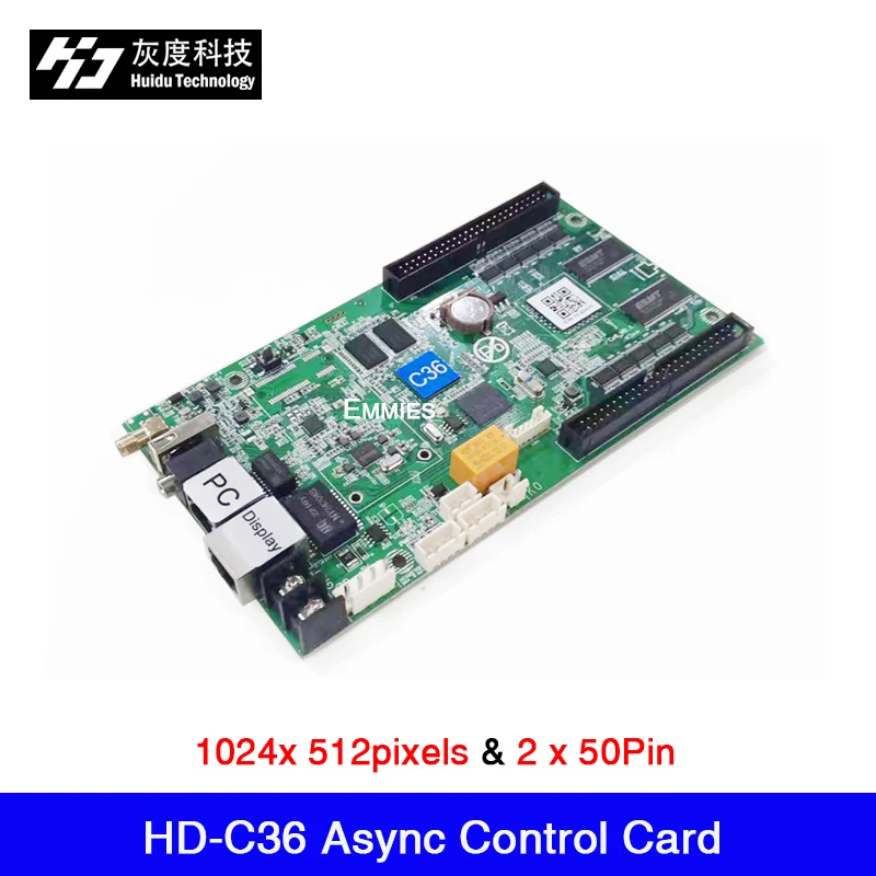 HD-C36 Asynchronous Full Color LED Video Controller card ,control range 1024 x 512 pixels,2 x 50pin.work with receive card
HD-C36 Asynchronous Full Color LED Video Controller card ,control range 1024 x 512 pixels,2 x 50pin.work with receive card