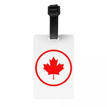 캐나다 국기 메이플 리프 수하물 태그, 여행 가방 수하물 개인 정보 커버, ID 라벨