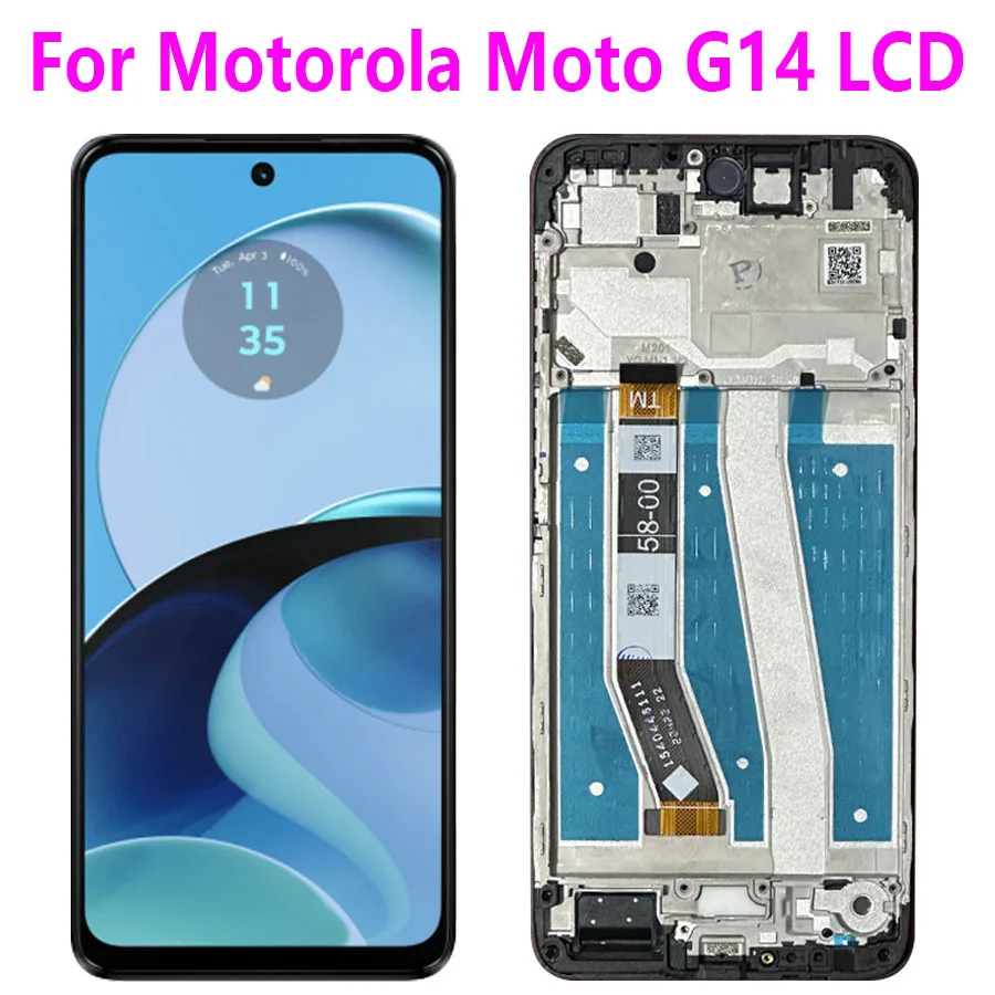 Оригинальный ЖК-дисплей для Motorola Moto G14 PAYF0010IN, сенсорный экран, дигитайзер в сборе, замена для Motorola Moto G14 с рамкой
Оригинальный ЖК-дисплей для Motorola Moto G14 PAYF0010IN, сенсорный экран, дигитайзер в сборе, замена для Motorola Moto G14 с рамкой