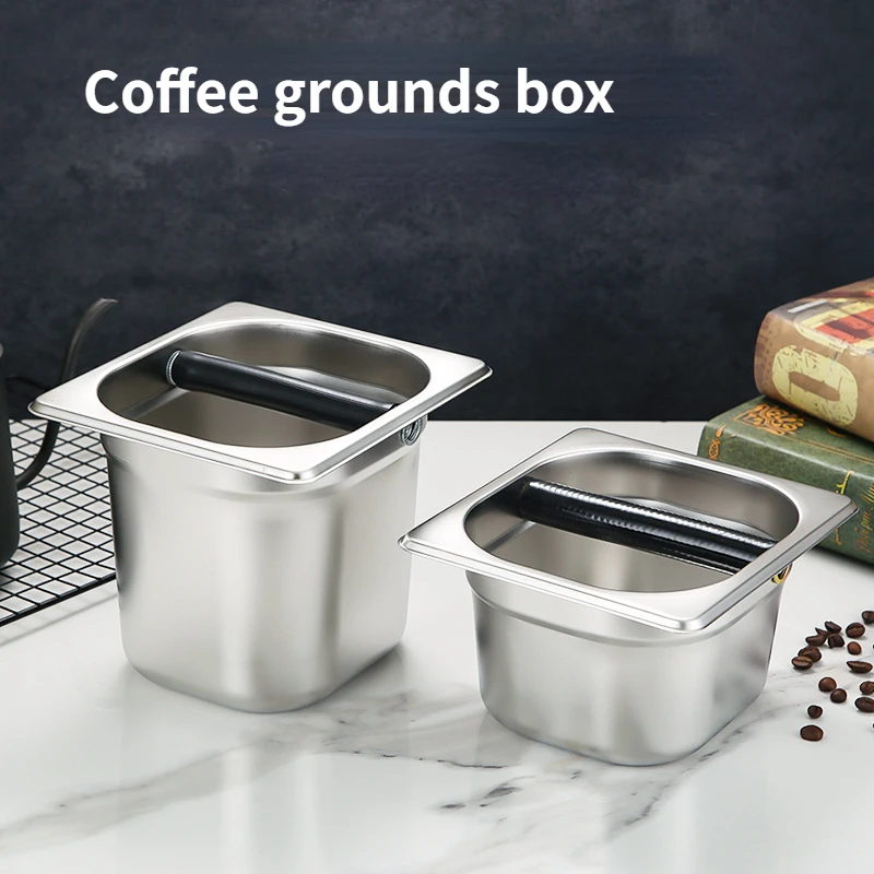 

Coffee Grind Knock Box Espresso Grounds Container Anti Slip Coffee Grind Dump Bin Cafe Accessories Household Coffee Tools