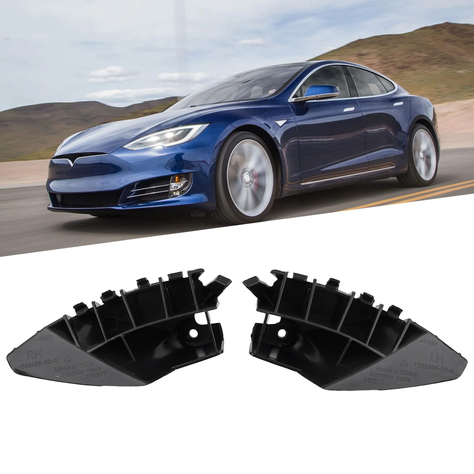 Кронштейн переднего левого и правого бампера для крыльев Tesla Model S 2012-2021 1095495-00-A 1095496-00-A, детали бампера, 2 шт.
Кронштейн переднего левого и правого бампера для крыльев Tesla Model S 2012-2021 1095495-00-A 1095496-00-A, детали бампера, 2 шт.