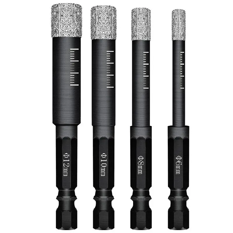UYANGG 1PCS 6/8/10/12mm Diamond Dry Drill Bits Hole Saw Cutter Hex Drill Bit Set Drilling Pilot Holes For Marble Ceramic Tile
UYANGG 1PCS 6/8/10/12mm Diamond Dry Drill Bits Hole Saw Cutter Hex Drill Bit Set Drilling Pilot Holes For Marble Ceramic Tile