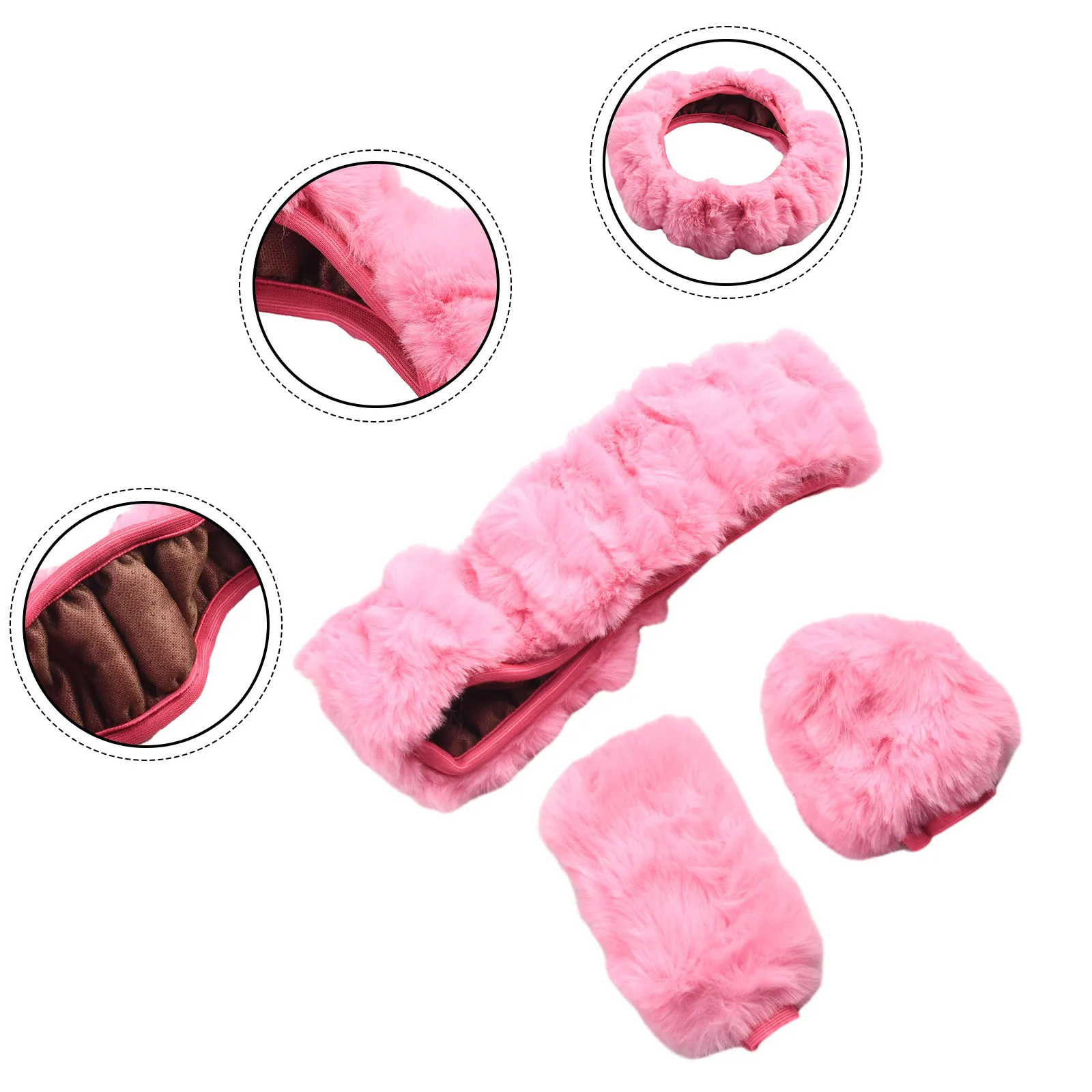 3pcs/Set Fur Fluffy Thick Auto Car Steering Wheel Plush Cover Soft Wool Winter Universal 38cm/15in Car Steering Wheel Cover
3pcs/Set Fur Fluffy Thick Auto Car Steering Wheel Plush Cover Soft Wool Winter Universal 38cm/15in Car Steering Wheel Cover