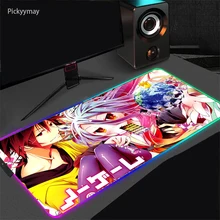 RGB Large Gaming Mouse Pad No Game No Life Mousepad Non-slip Rubber Desk Mats Computer Keyboard Laptop Table Carpet LED Backlit
RGB Large Gaming Mouse Pad No Game No Life Mousepad Non-slip Rubber Desk Mats Computer Keyboard Laptop Table Carpet LED Backlit