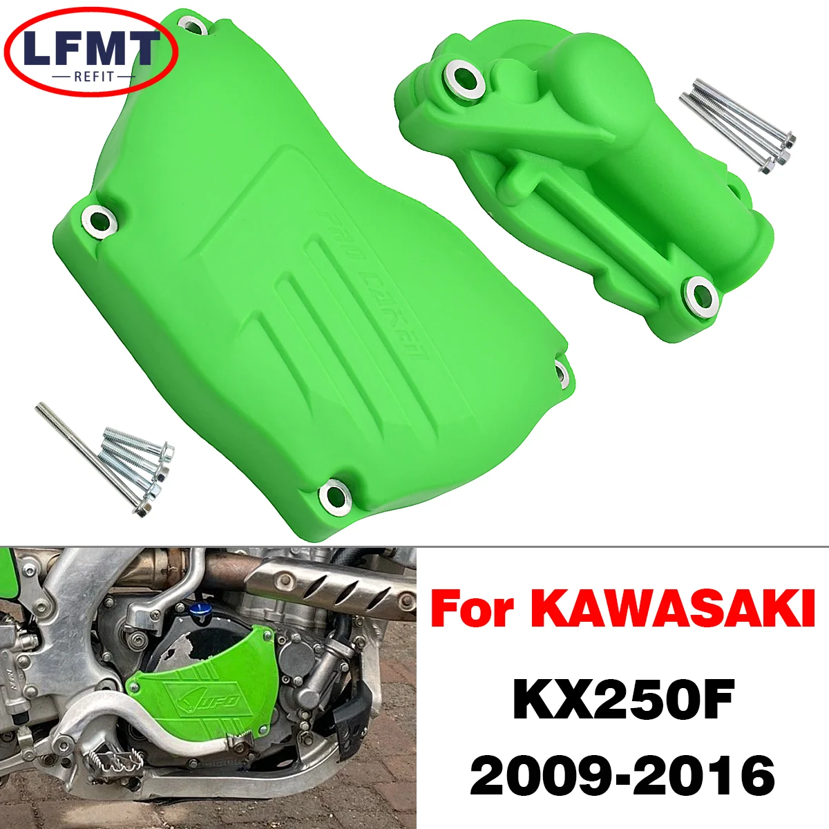

For Kawasaki KX250F KX 250F KXF250 2009 2010 2011 2012 2013 2014 2015 2016 Dirt Bike Motocross Clutch Guard Water Pump Protector
