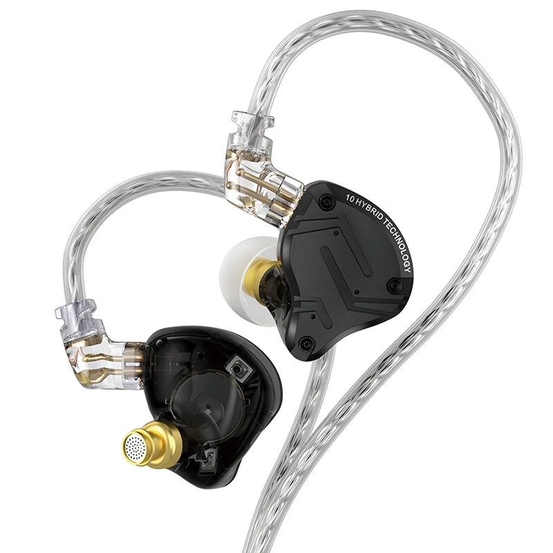 

KZ ZS10 PRO X Metal Wired Headphone Hybrid Technology 1DD+4BA Earphone Music HIFI Bass In Ear Monitor Headset With Microphone