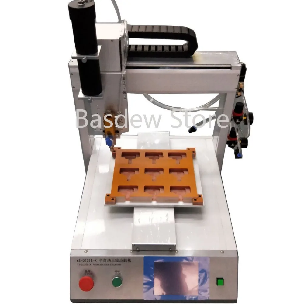 

Three-Axis Platform Silicone Solder Paste Ink Paint UV Potting Machine Hot Melt Adhesive Epoxy AB Glue Potting Machine