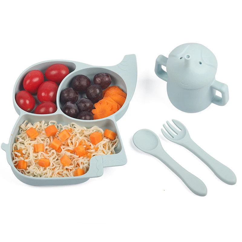 1/4/7 Pieces Baby Soft Silicone Waterproof Bib Cartoon Elephant Plates Feeding Plate Cup Spoon Fork Kids Dinnerware Sets
1/4/7 Pieces Baby Soft Silicone Waterproof Bib Cartoon Elephant Plates Feeding Plate Cup Spoon Fork Kids Dinnerware Sets