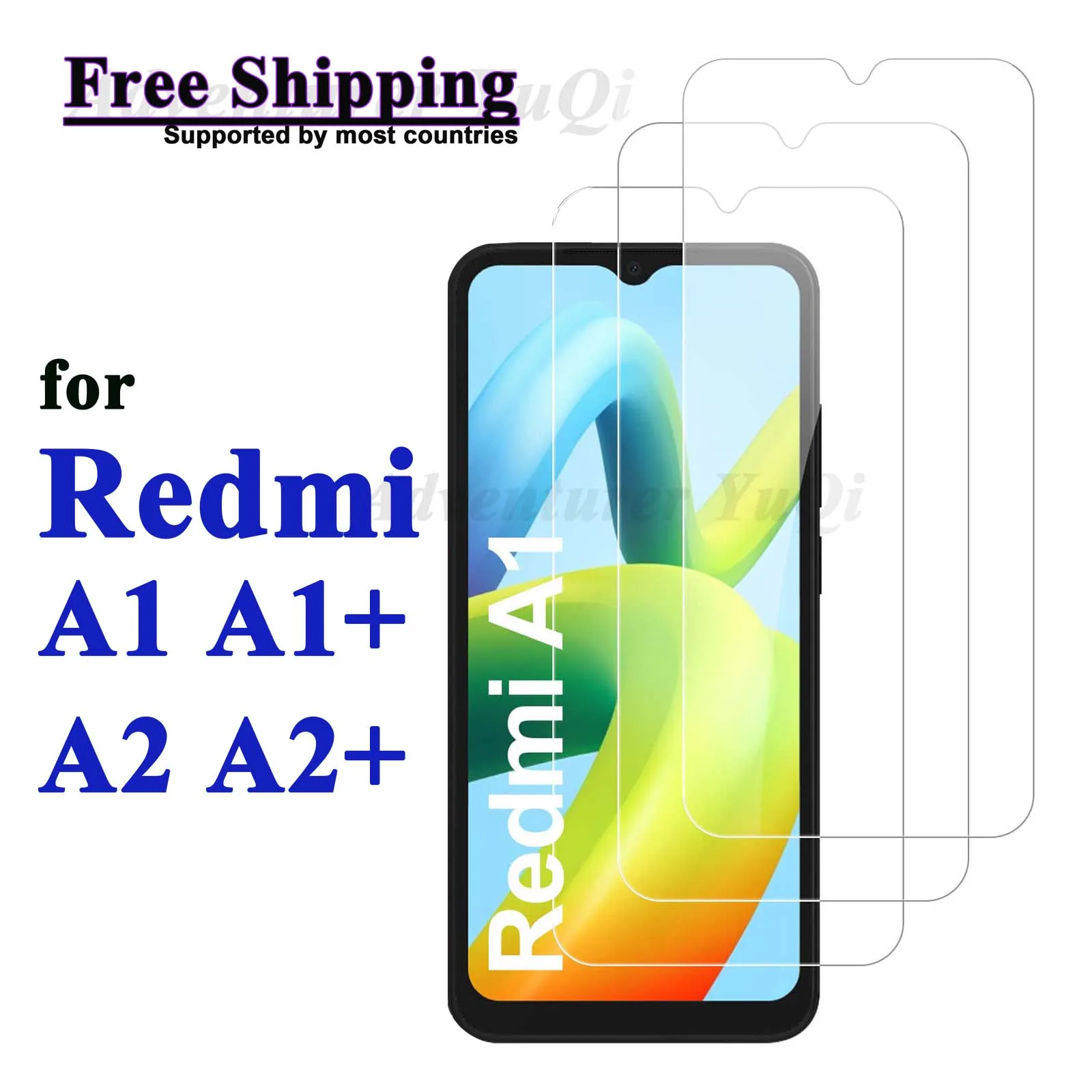 

Screen Protector For Redmi A1 A2 Plus Xiaomi, Tempered Glass HD 9H Anti Scratch Case Friendly Free Shipping