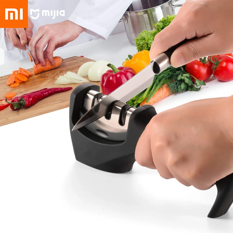 Точилка для ножей Xiaomi, Профессиональная ручная многофункциональная кухонная Ножеточка с нескользящей основой, 3 этапа
Точилка для ножей Xiaomi, Профессиональная ручная многофункциональная кухонная Ножеточка с нескользящей основой, 3 этапа