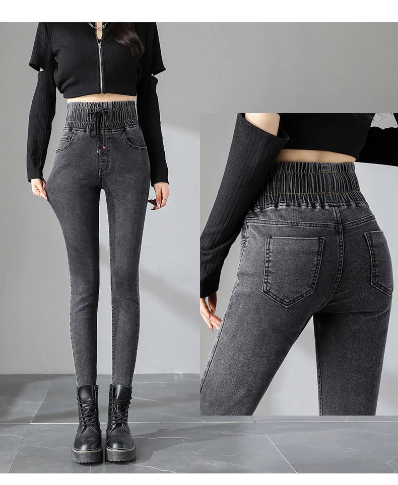 Elastic Waist Harem Jeans Pants Women Large Size Spring Autumn Denim Pants Casual Stretch Jeans Vintage Ankle-Length Pants
Elastic Waist Harem Jeans Pants Women Large Size Spring Autumn Denim Pants Casual Stretch Jeans Vintage Ankle-Length Pants
