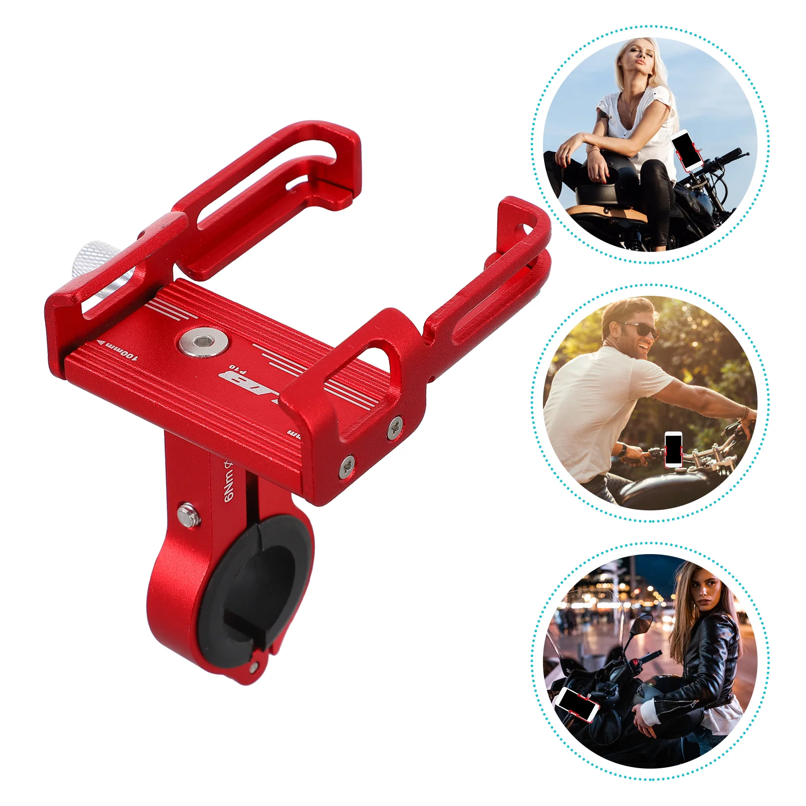 

Universal Mobile Phone Holder Cellphone Stand Outdoor Mount Silicone Strap Anti-shake