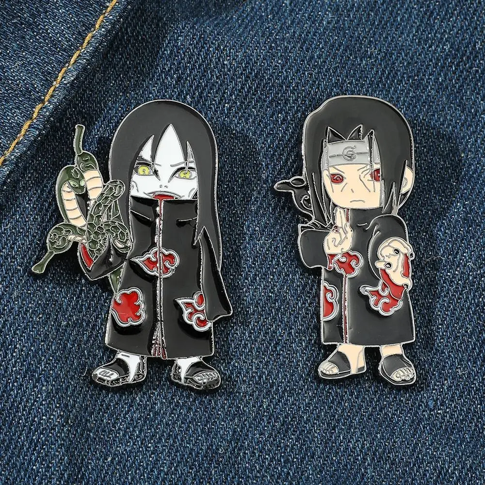 Naruto Lapel Pins Anime Figure Orochimaru Uchiha Itachi Metal Enamel Brooch Cosplay Costume Accessories Jacket Badge
Naruto Lapel Pins Anime Figure Orochimaru Uchiha Itachi Metal Enamel Brooch Cosplay Costume Accessories Jacket Badge