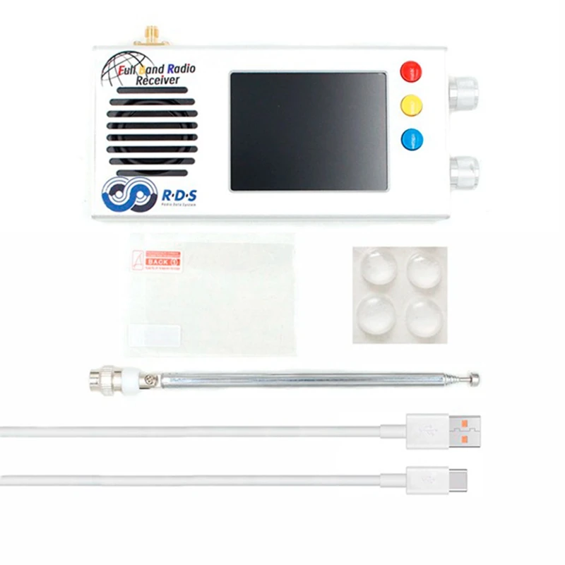 

TEF6686 Full Band FM/MW/Shortwave HF/LW Radio Receiver 3.2 Inch LCD Screen V1.18 Firmware Radio Receiver