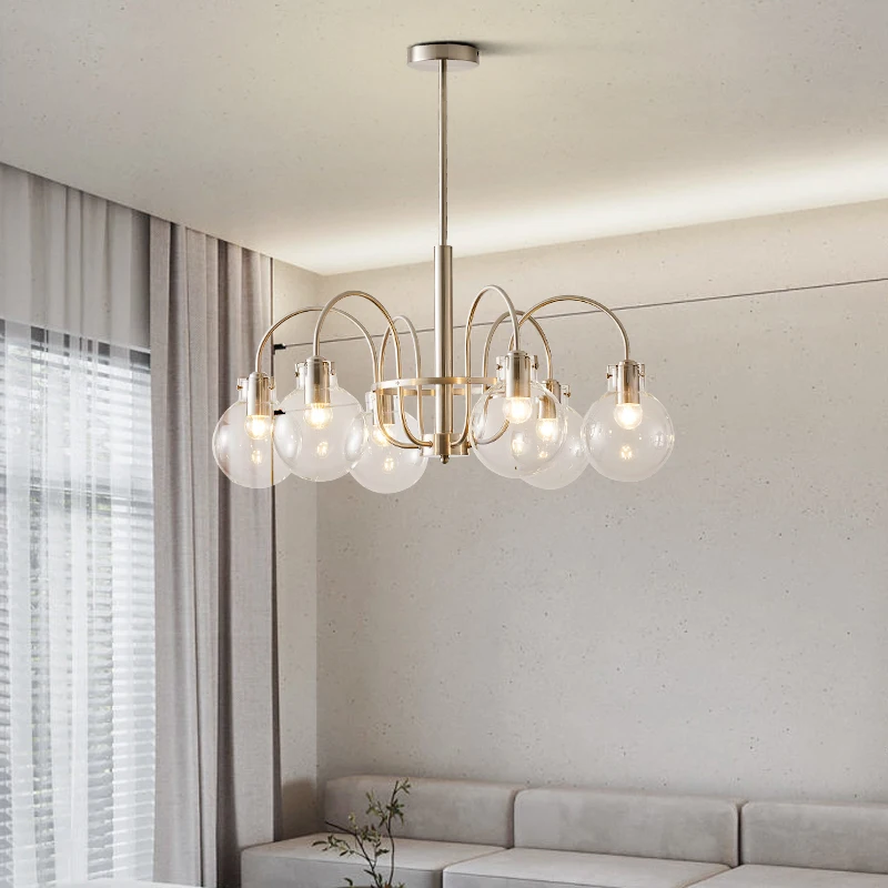 Nordic Living Room Bedroom Chandelier Modern Minimalist Magic Bean Molecule Dining Room Creative Personality Glass Light
Nordic Living Room Bedroom Chandelier Modern Minimalist Magic Bean Molecule Dining Room Creative Personality Glass Light