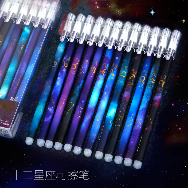12 PCS constellatory Erasable Gel Pens Set School Supplies 0.5 Mm Gel Pen Office Writing Cute Korean Stationery 040379
12 PCS constellatory Erasable Gel Pens Set School Supplies 0.5 Mm Gel Pen Office Writing Cute Korean Stationery 040379