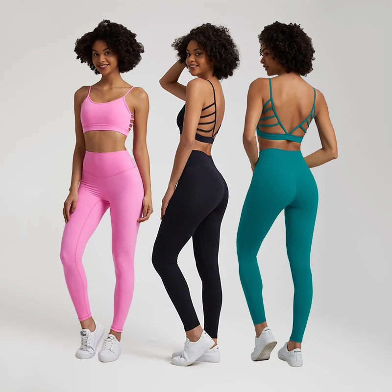 2 Piece Yoga Set Workout Clothes for Women Backless Sports Bra High Waist Gym Leggings Matching Sets Running Fitness Sportswear
2 Piece Yoga Set Workout Clothes for Women Backless Sports Bra High Waist Gym Leggings Matching Sets Running Fitness Sportswear