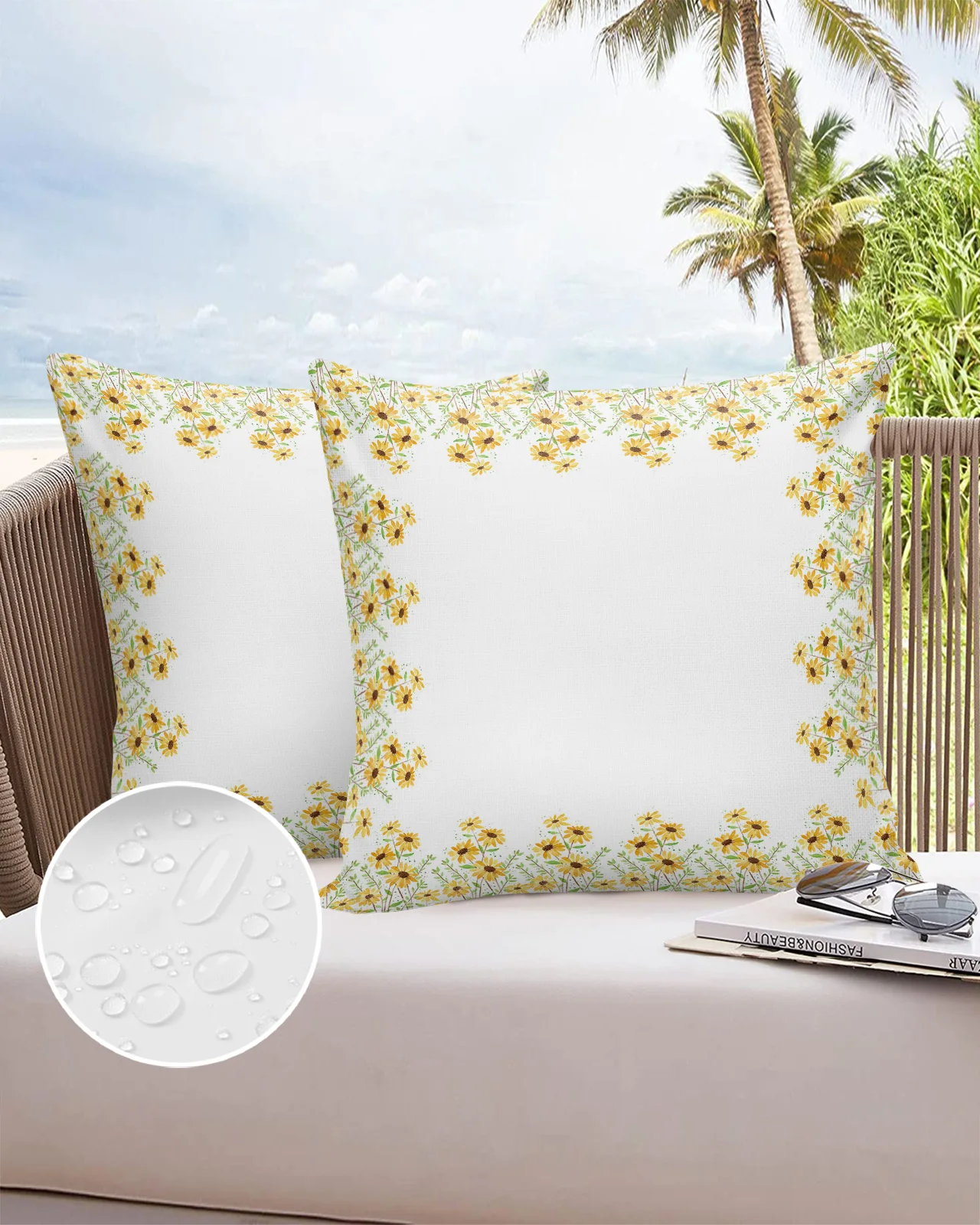 Yellow Daisy Flowers Waterproof Pillowcase Home Sofa Office Throw Pillow Case Car Cushion Cover Home Decor
Yellow Daisy Flowers Waterproof Pillowcase Home Sofa Office Throw Pillow Case Car Cushion Cover Home Decor