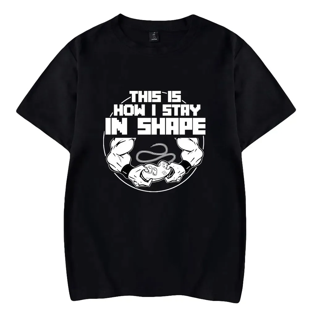 Stay In Shape MMO T-shirt for men and women, Harajuku streetwear, unisex clothing, short sleeve, round collar, casual style
Stay In Shape MMO T-shirt for men and women, Harajuku streetwear, unisex clothing, short sleeve, round collar, casual style