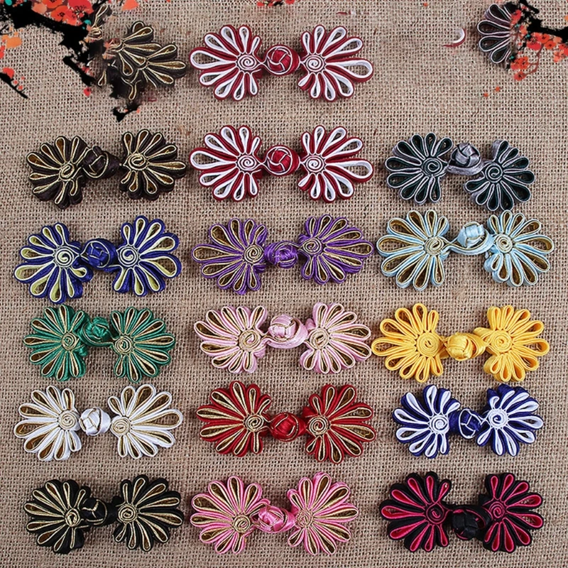 Chinese Cheongsam for FROG Buttons Knot Exquisite Hand-woven Flower Knot for FROG Button Closure Fastener Sewing Accesso
Chinese Cheongsam for FROG Buttons Knot Exquisite Hand-woven Flower Knot for FROG Button Closure Fastener Sewing Accesso