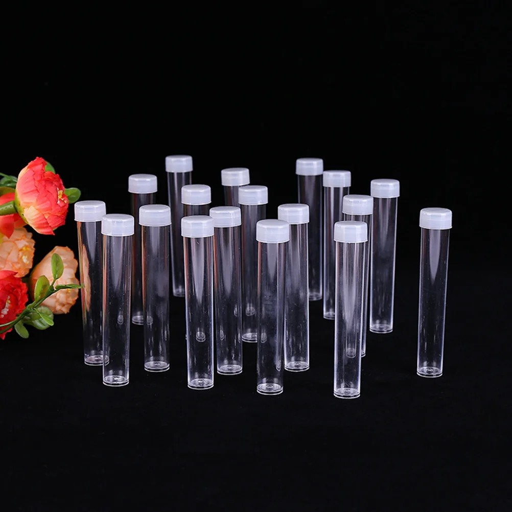 100pcs Transparent Mask Bath Salt Test PET Tube Clear Plastic Sugar Capsule Bottles with Screw Caps
100pcs Transparent Mask Bath Salt Test PET Tube Clear Plastic Sugar Capsule Bottles with Screw Caps