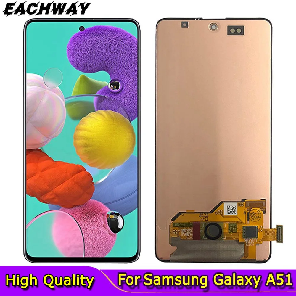 ЖК-дисплей 6,5 "A515 для Samsung Galaxy A51, ЖК-дисплей, сенсорный экран, дигитайзер в сборе для Samsung A51, ЖК-экран, запасные части
ЖК-дисплей 6,5 "A515 для Samsung Galaxy A51, ЖК-дисплей, сенсорный экран, дигитайзер в сборе для Samsung A51, ЖК-экран, запасные части