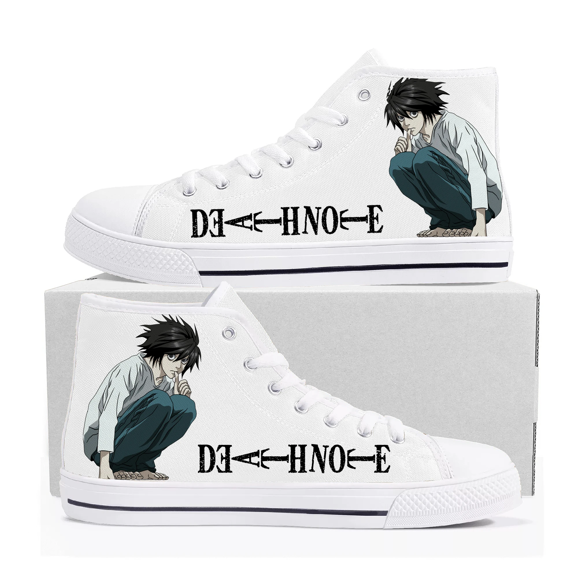 Hot Death Note Yagami Light L High Top Sneakers Mens Womens Teenager Canvas Sneaker High Quality Casual Couple Shoes Custom Shoe
Hot Death Note Yagami Light L High Top Sneakers Mens Womens Teenager Canvas Sneaker High Quality Casual Couple Shoes Custom Shoe