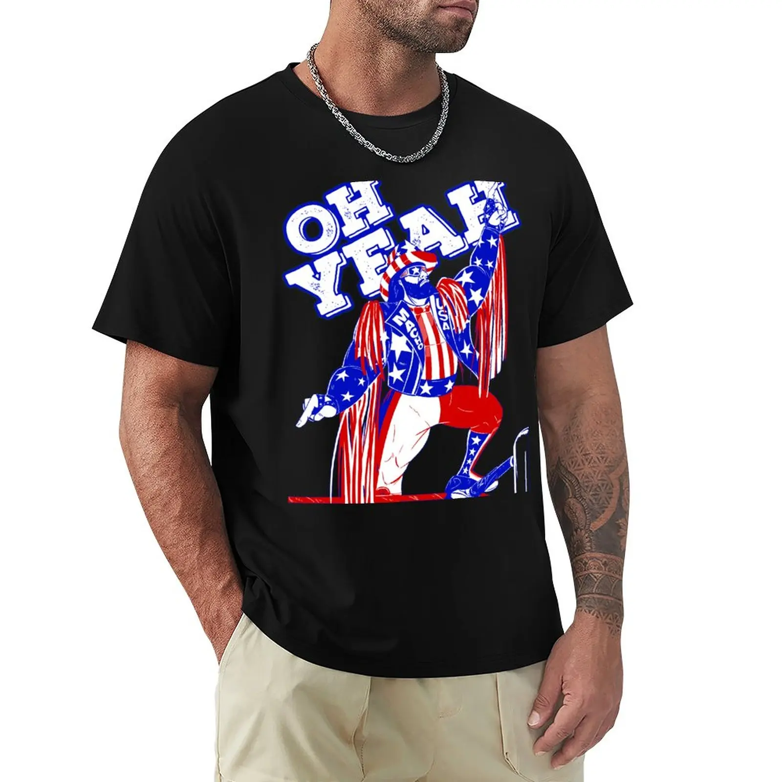 Macho Man America T-Shirt custom t shirts oversized t shirts Aesthetic clothing tshirts for men
Macho Man America T-Shirt custom t shirts oversized t shirts Aesthetic clothing tshirts for men