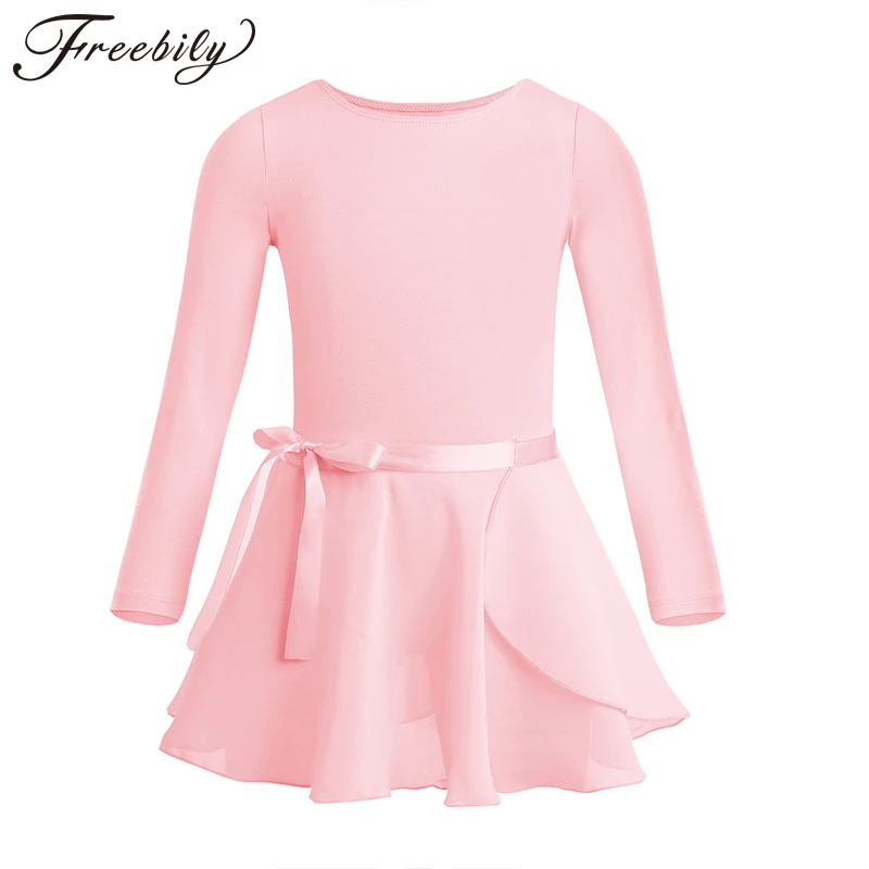 Kids Girls Cotton Long Sleeves Ballet Dance Dress Gymnastics Leotard with Chiffon Skirt Set Child Tutu Dancewear Party Costume
Kids Girls Cotton Long Sleeves Ballet Dance Dress Gymnastics Leotard with Chiffon Skirt Set Child Tutu Dancewear Party Costume