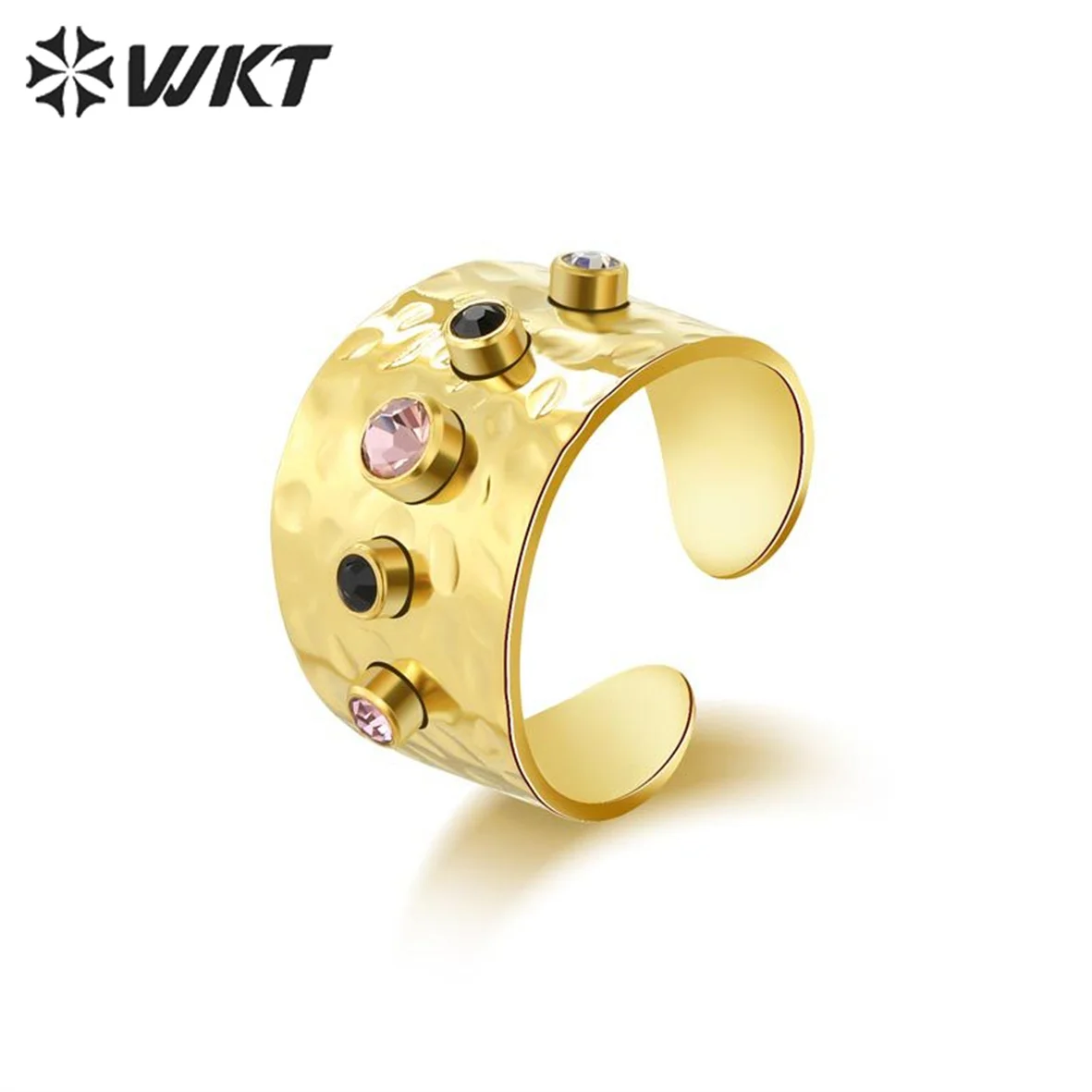 WT-SSR008 WKT 2022 Lovely ring design cubic zircon stainless steel ring nice style women inless steel ring adjustable ring trend
WT-SSR008 WKT 2022 Lovely ring design cubic zircon stainless steel ring nice style women inless steel ring adjustable ring trend