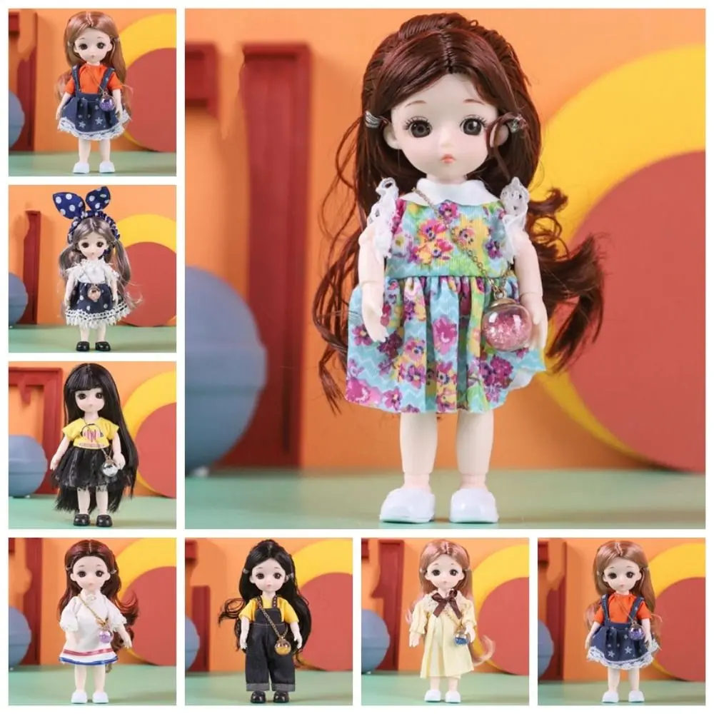 Dress Up BJD Dolls 13 Movable Joints with Clothes Simulated Eye Hinge Doll Cute 1/12 BJD Removable Joints Doll Birthday Gift
Dress Up BJD Dolls 13 Movable Joints with Clothes Simulated Eye Hinge Doll Cute 1/12 BJD Removable Joints Doll Birthday Gift