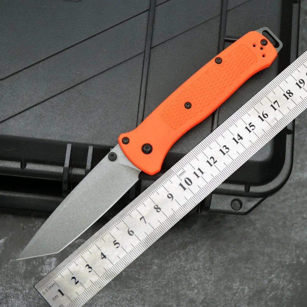 

BM 537 Bailout Survival Pocket Folding Knife Self Defense Outdoor EDC Flipper Knife Camping Hunting Tool Nylon Wave Fiber Handle