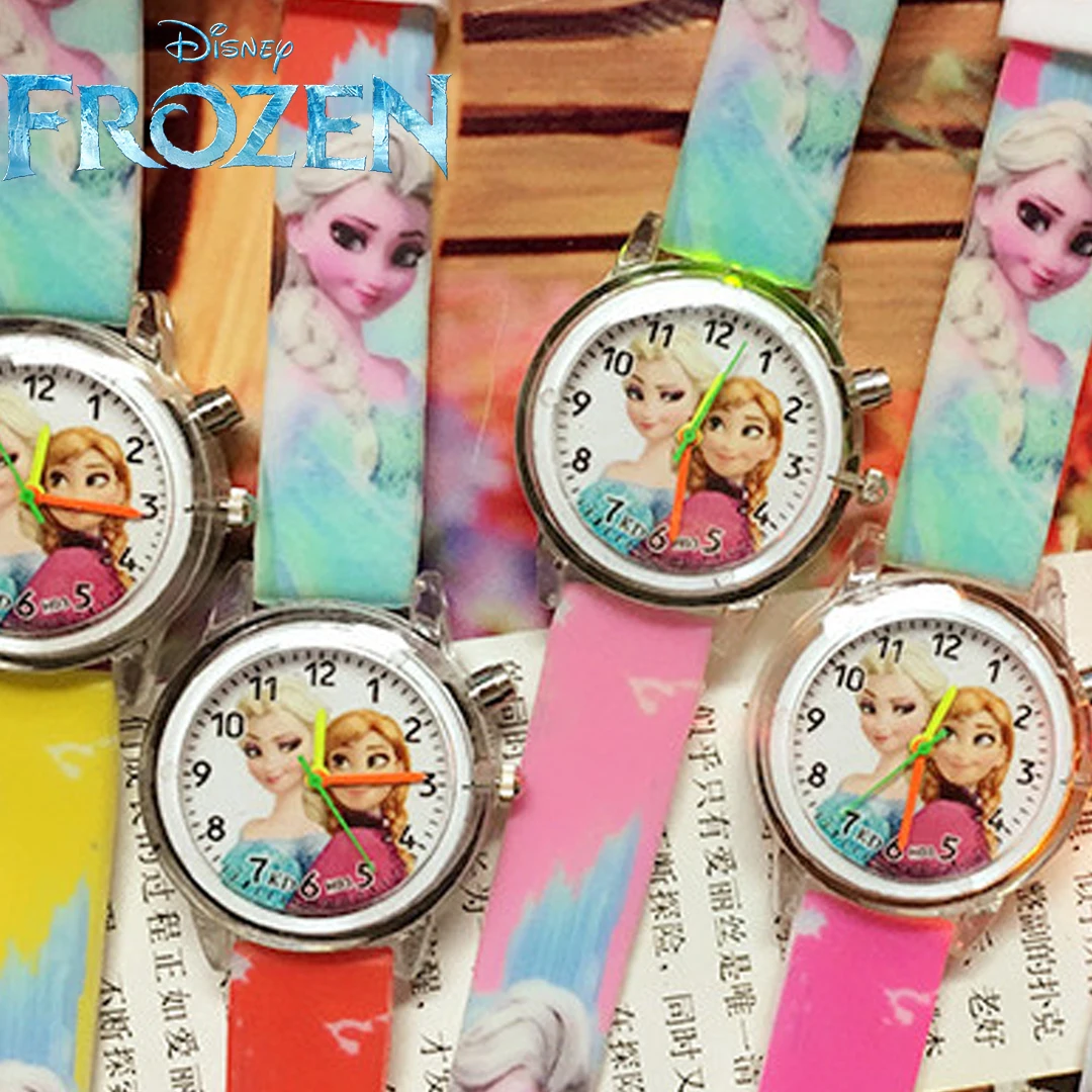 Disney Princess Elsa Kids Watches Girls Silicone Strap Cartoon Rabbit Dinosaur Light Children Wrist Watch Clock Reloj Infantil
Disney Princess Elsa Kids Watches Girls Silicone Strap Cartoon Rabbit Dinosaur Light Children Wrist Watch Clock Reloj Infantil
