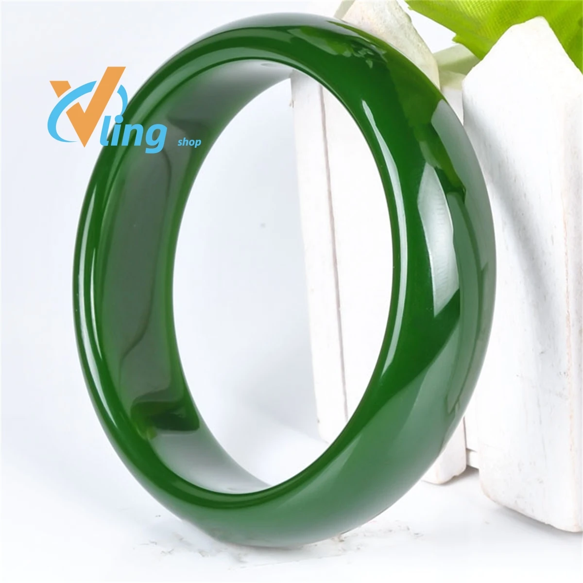 

Wholesale Of Jade Bracelets Made Of High Imitation Xinjiang Hotan Jade Spinach Green Women's Simple And VersatileGift Charm Retr