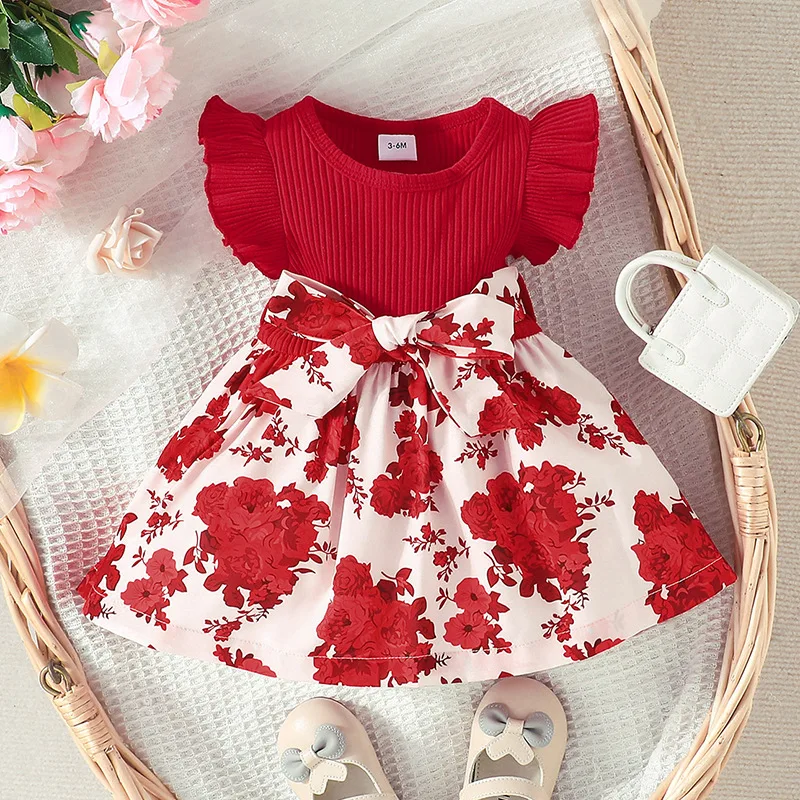 Kids' Dresses Baby Fashion Printed Dress 0-2 Baby Print Stitching A-line Skirt Baby Girl Dress
Kids' Dresses Baby Fashion Printed Dress 0-2 Baby Print Stitching A-line Skirt Baby Girl Dress
