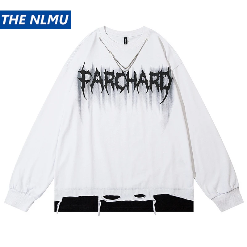 Men Long Sleeve T-Shirt with Necklace Letter Graphic Fake Two Pieces T Shirt Hip Hop Streetwear Loose Tee Tops Man Y2K Tshirt
Men Long Sleeve T-Shirt with Necklace Letter Graphic Fake Two Pieces T Shirt Hip Hop Streetwear Loose Tee Tops Man Y2K Tshirt