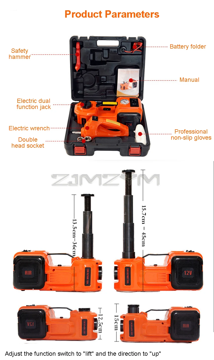 kit gato hidraulico eléctrico para carro 4 en 1 de 5 toneladas, de 12V con bomba infladora, luz LED para herramienta de reparación de neumáticos de camión y coche 20 gato hidraulico eléctrico para carro kit gato hidraulico eléctrico para carro 4 en 1 de 5 toneladas, de 12V con bomba infladora, luz LED para herramienta de reparación de neumáticos de camión y coche » gato hidraulico eléctrico para carro