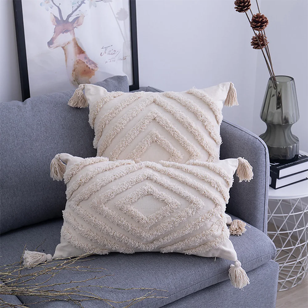 Sofa Living Room Decoration Home Decor Boho Pillowcase With Tassels Beige Tassels Cushion Cover Handmade Woven Pillowcase
Sofa Living Room Decoration Home Decor Boho Pillowcase With Tassels Beige Tassels Cushion Cover Handmade Woven Pillowcase