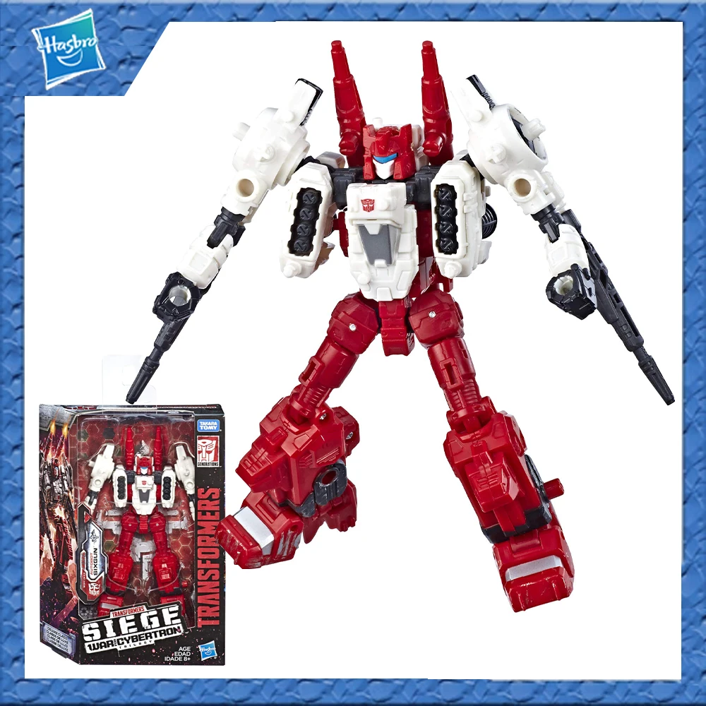 Новая Оригинальная экшн-фигурка из коллекции игрушек Hasbro Transformer Generation War for Cybertron WFC-S22 Six-Gun Deluxe
Новая Оригинальная экшн-фигурка из коллекции игрушек Hasbro Transformer Generation War for Cybertron WFC-S22 Six-Gun Deluxe